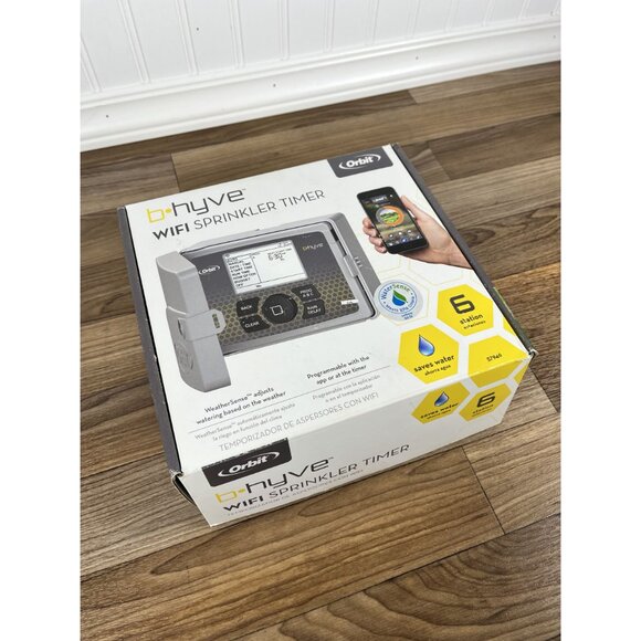 Orbit 57946 B-HYVE Indoor/outdoor 6 Station WiFi Sprinkler Controller TMR 9460OB - Picture 3 of 11